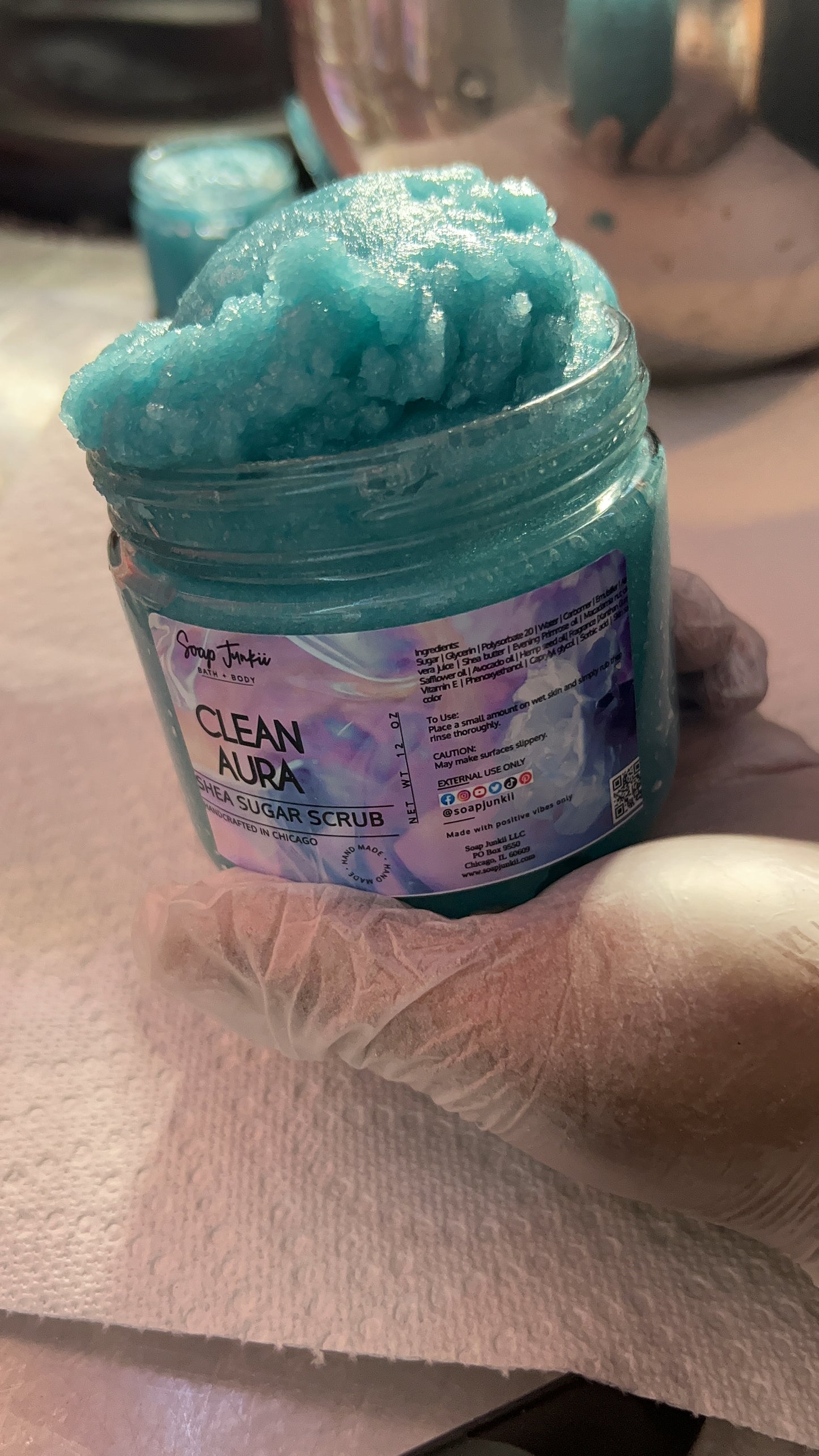 Clean Aura Shea Body Scrub