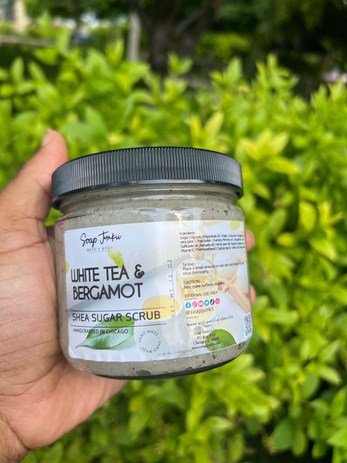 White Tea & Bergamot Shea Body Scrub