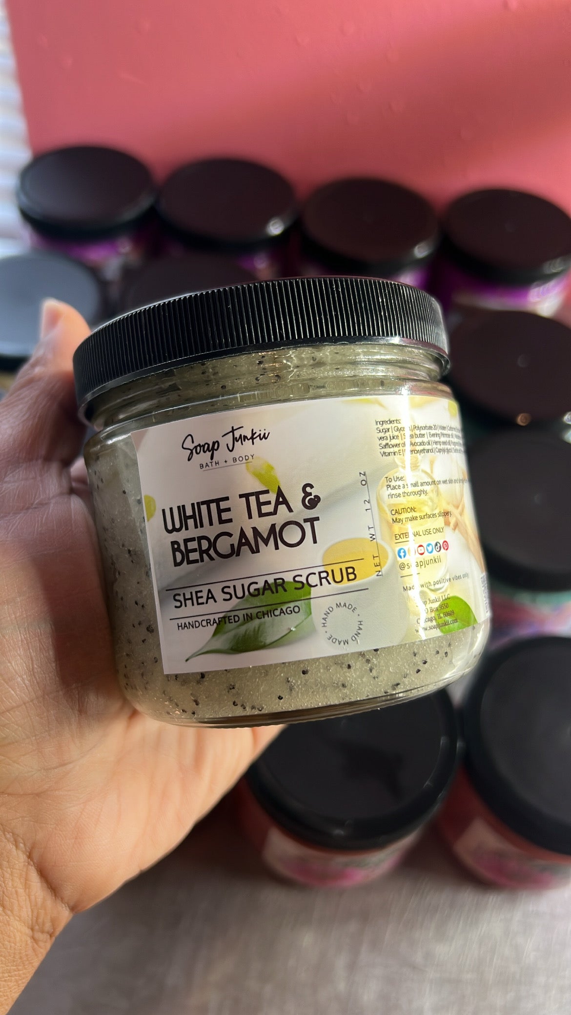 White Tea & Bergamot Shea Body Scrub