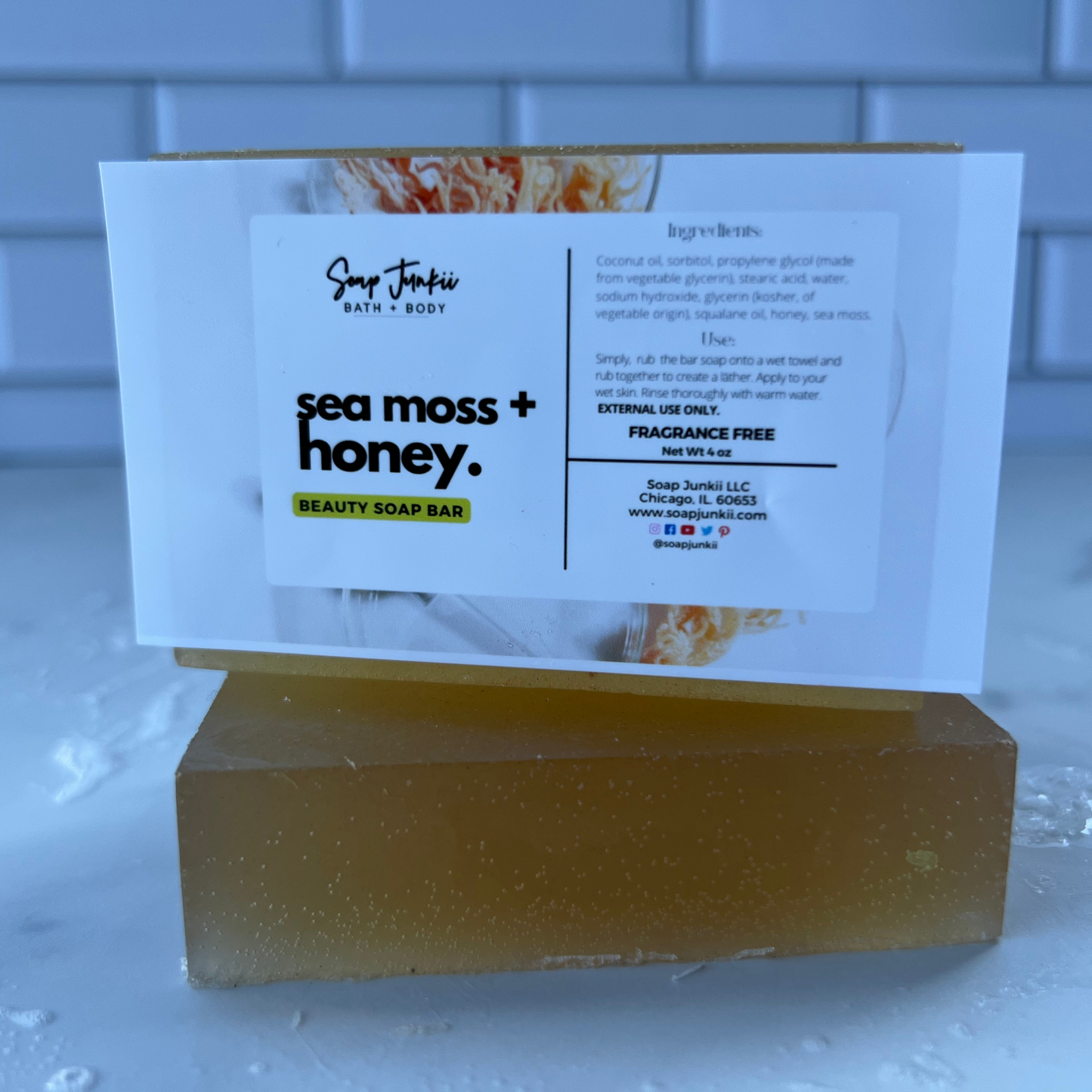 Seamoss & Honey Face Bar