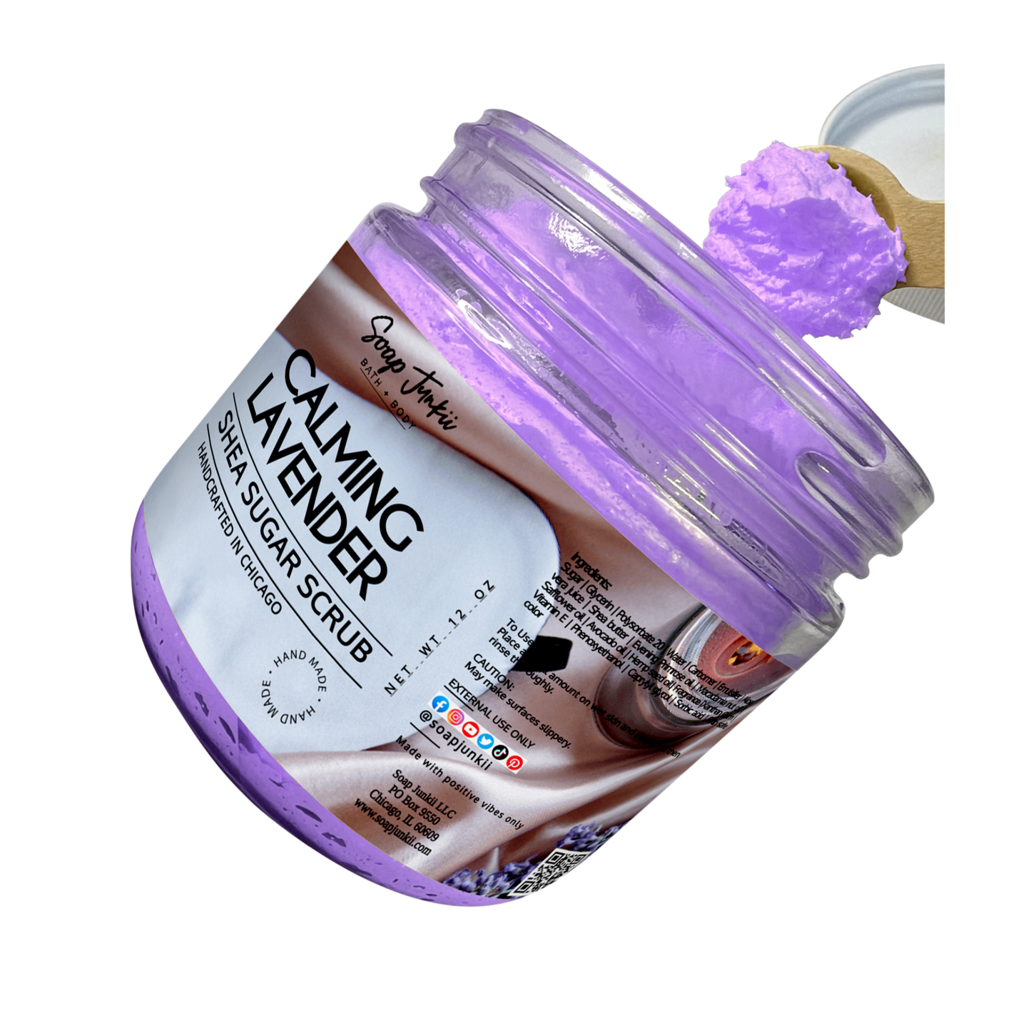 Calming Lavender Shea Body Scrub
