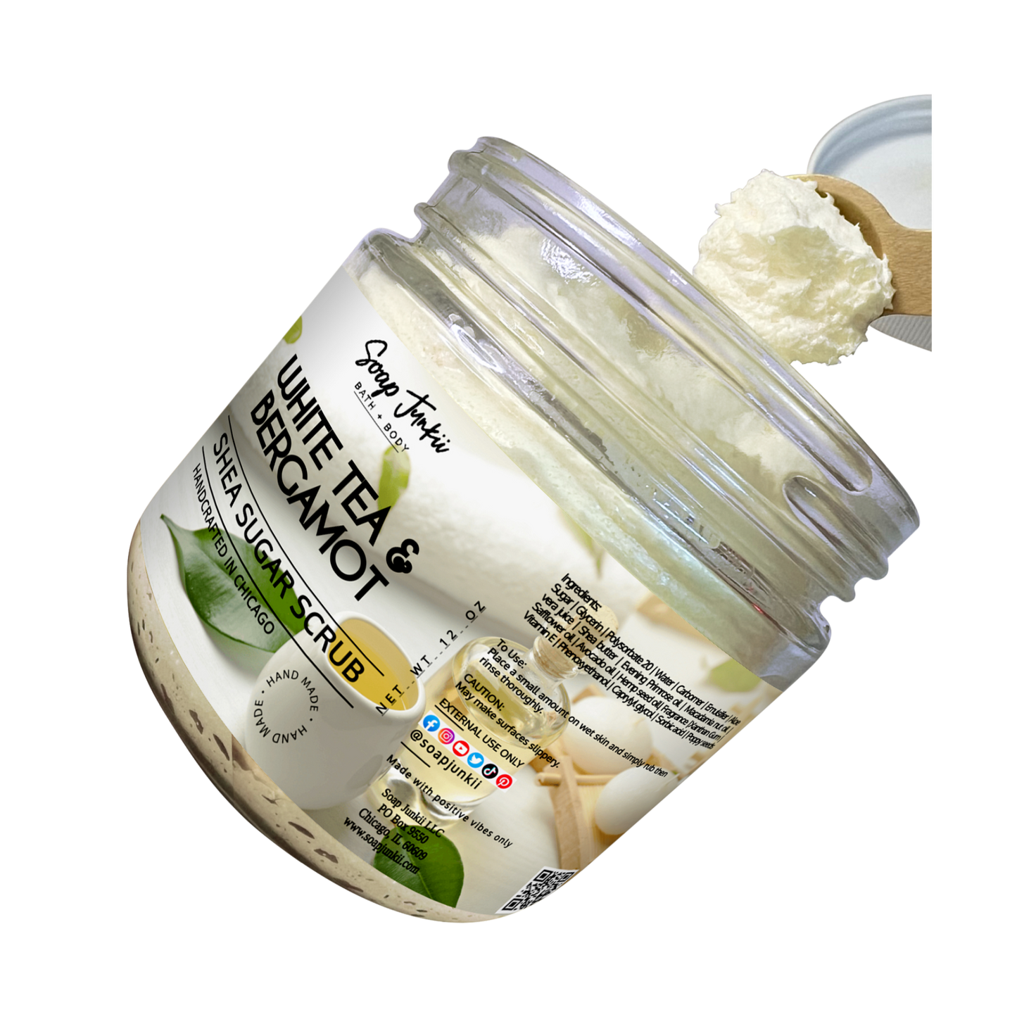 White Tea & Bergamot Shea Body Scrub