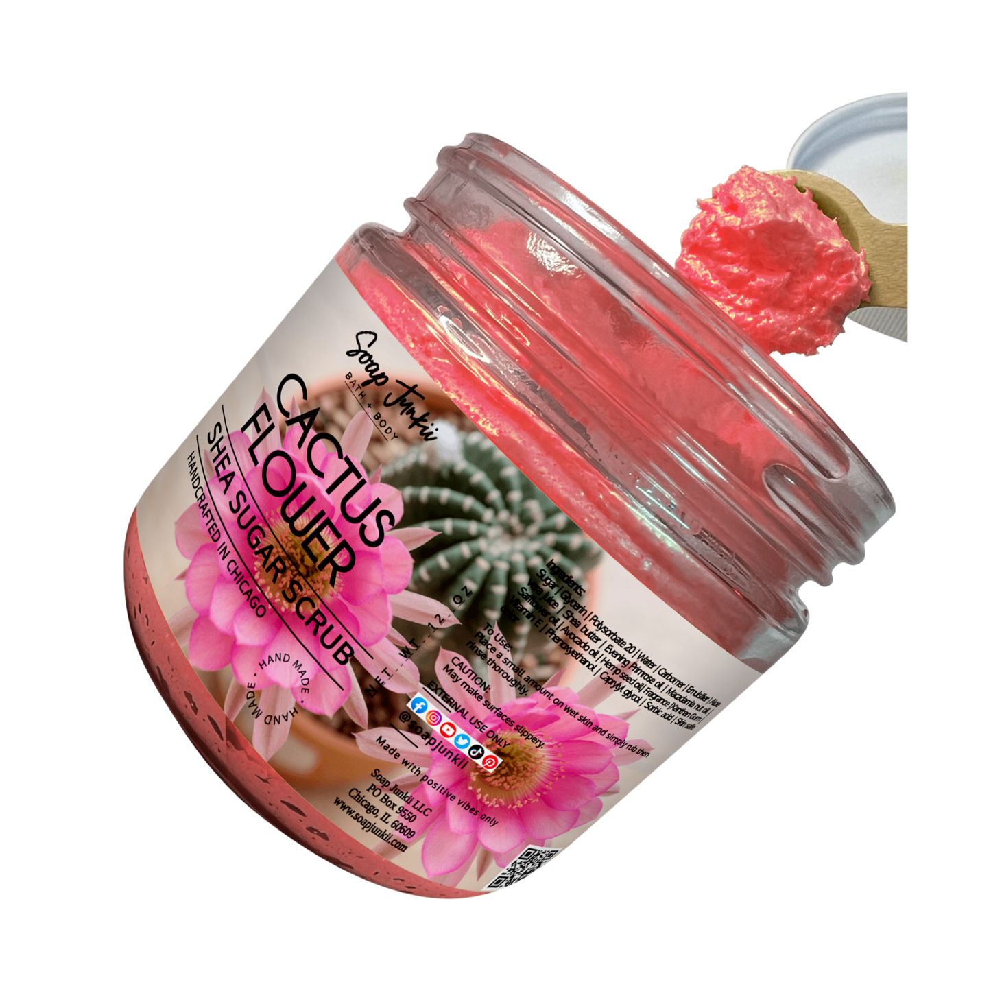 Cactus Flower Shea Body Scrub