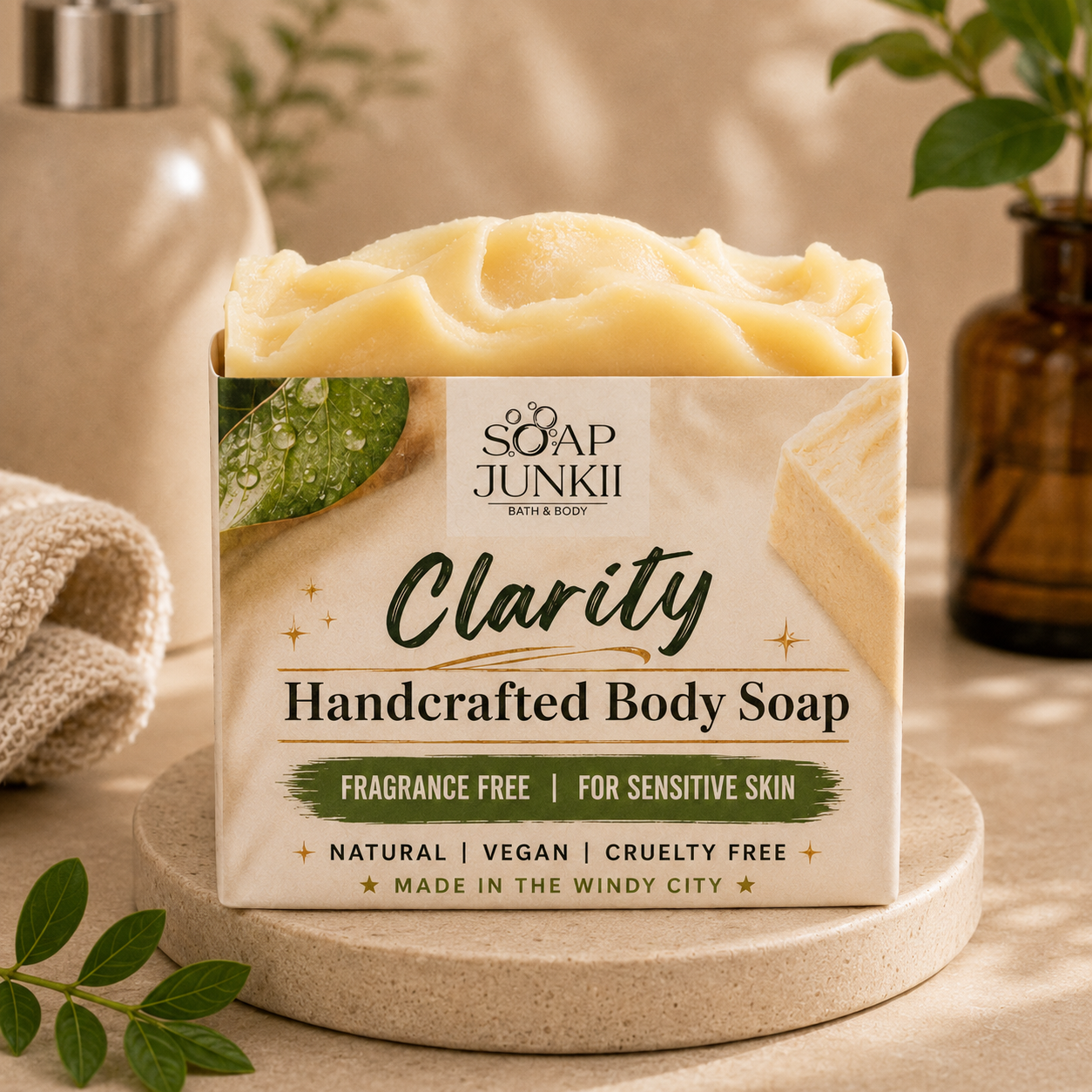 Clarity Fragrance Free Soap Bar
