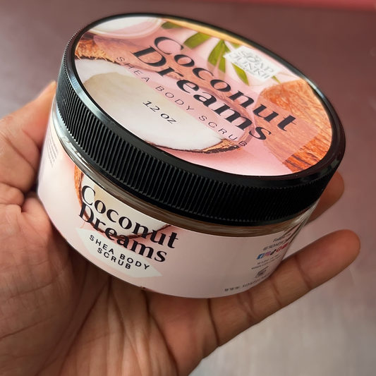 Coconut Dreams Shea Body Scrub
