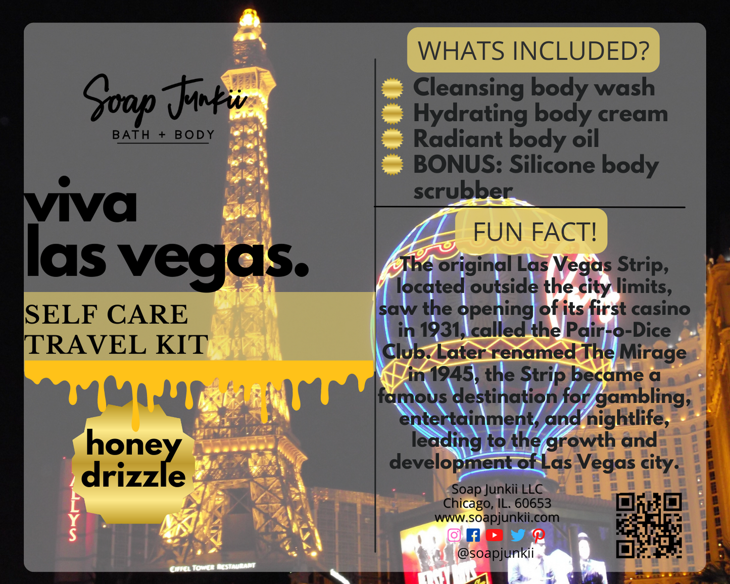 Viva Las Vegas Selfcare Travel Kit